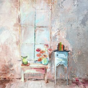 Bookends Oil painting