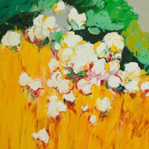 white flowers